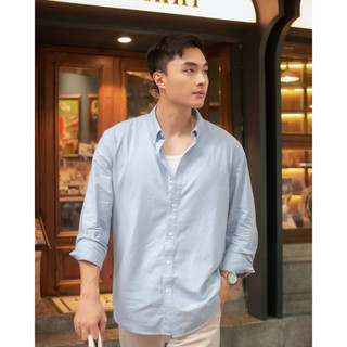 Áo sơ mi oxford nam button down - Smartshirt Form Fitted - RT 10S24SHL002C / 10S25SHL005