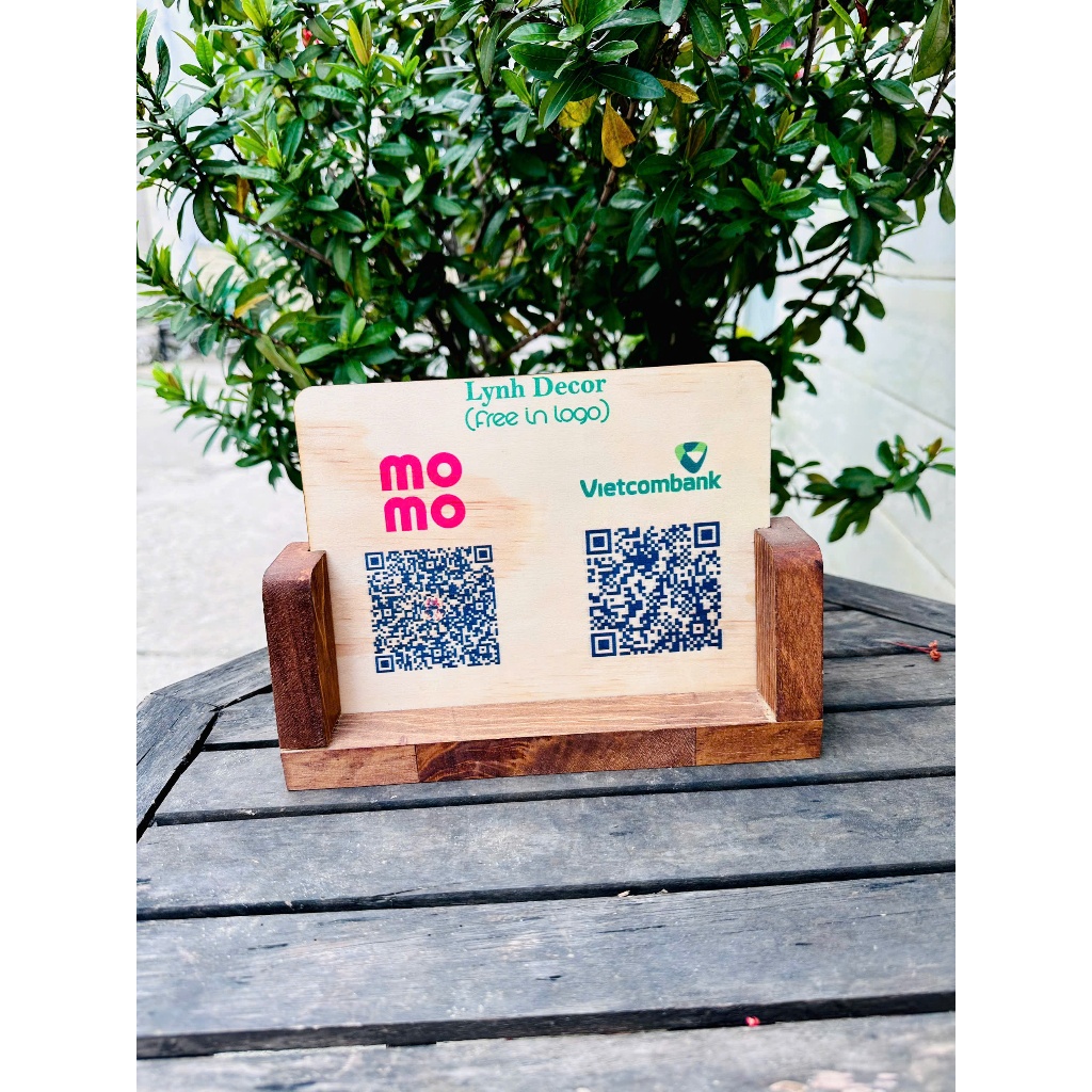 BẢNG GỖ/Mica IN MÃ QR theo yêu cầu - LynhDecor