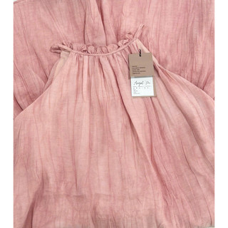 Đầm Maxi Suông Dáng Dài Cổ Yếm Màu Hồng Pastel Nhẹ Nhàng