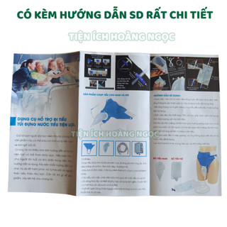Túi đựng nước tiểu hỗ trợ đi tiểu cho nam giới/ người lớn tuổi ống thông 1000ml 2000ml