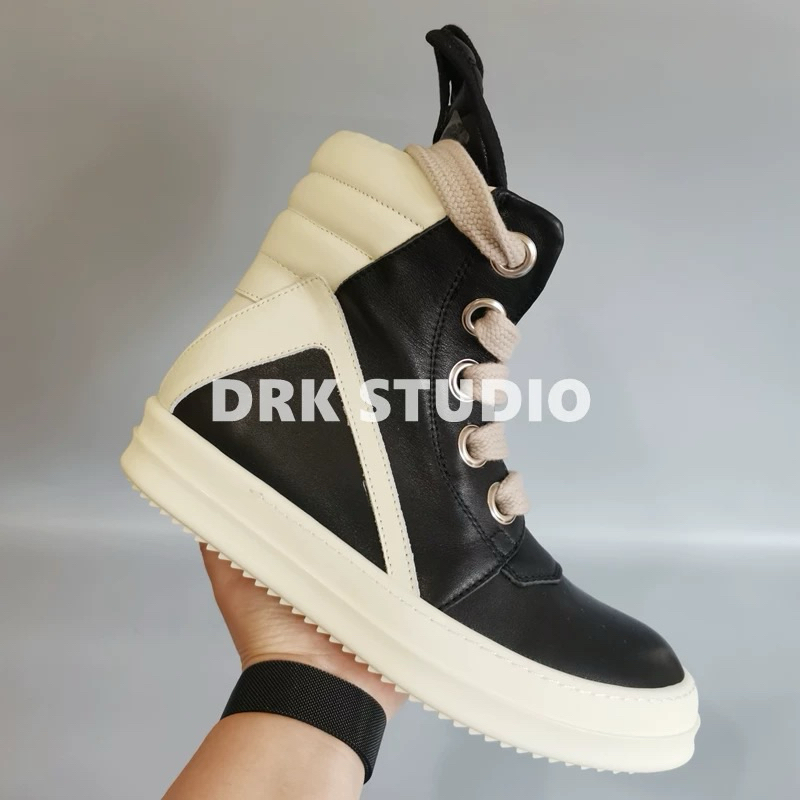 [Order] Giày RickkOwen’s Ramones High top black and white men's size sports shoes | BigBuy360 - bigbuy360.vn