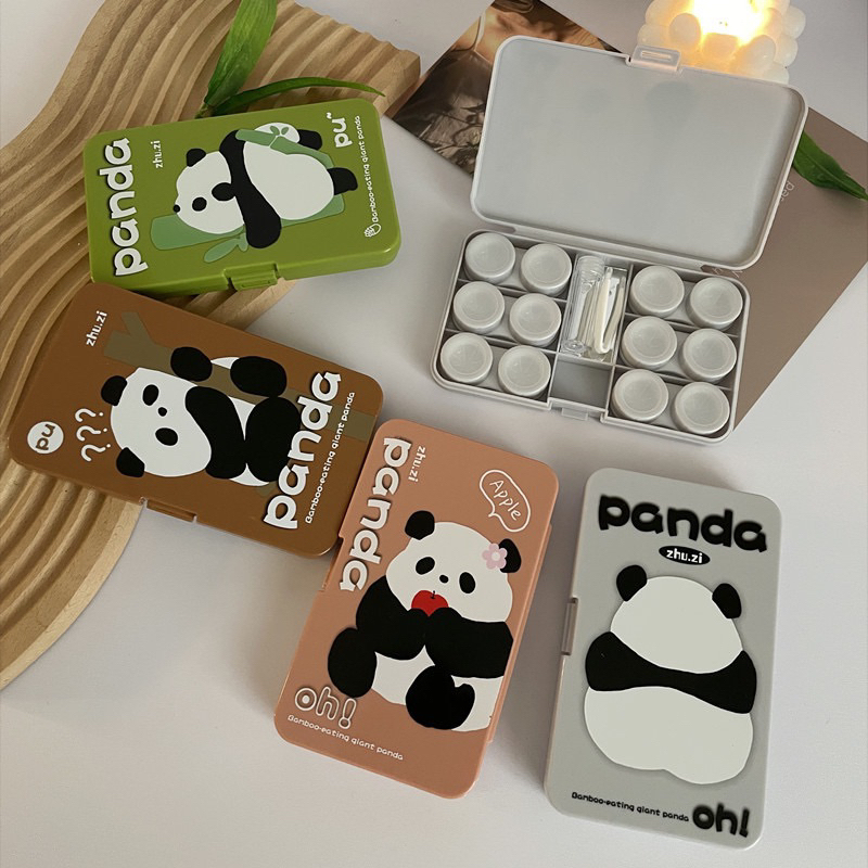 khay đựng Lens 6 ô panda Muneyes