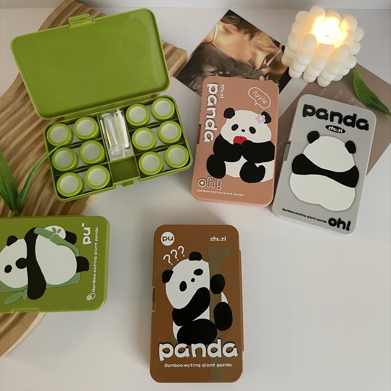 khay đựng Lens 6 ô panda Muneyes