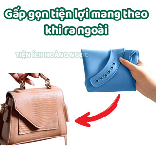 (Bản Nâng cấp)Yếm ăn cao cấp có túi hứng thức ăn cho người bệnh/người già chống thấm nước sạch sẽ