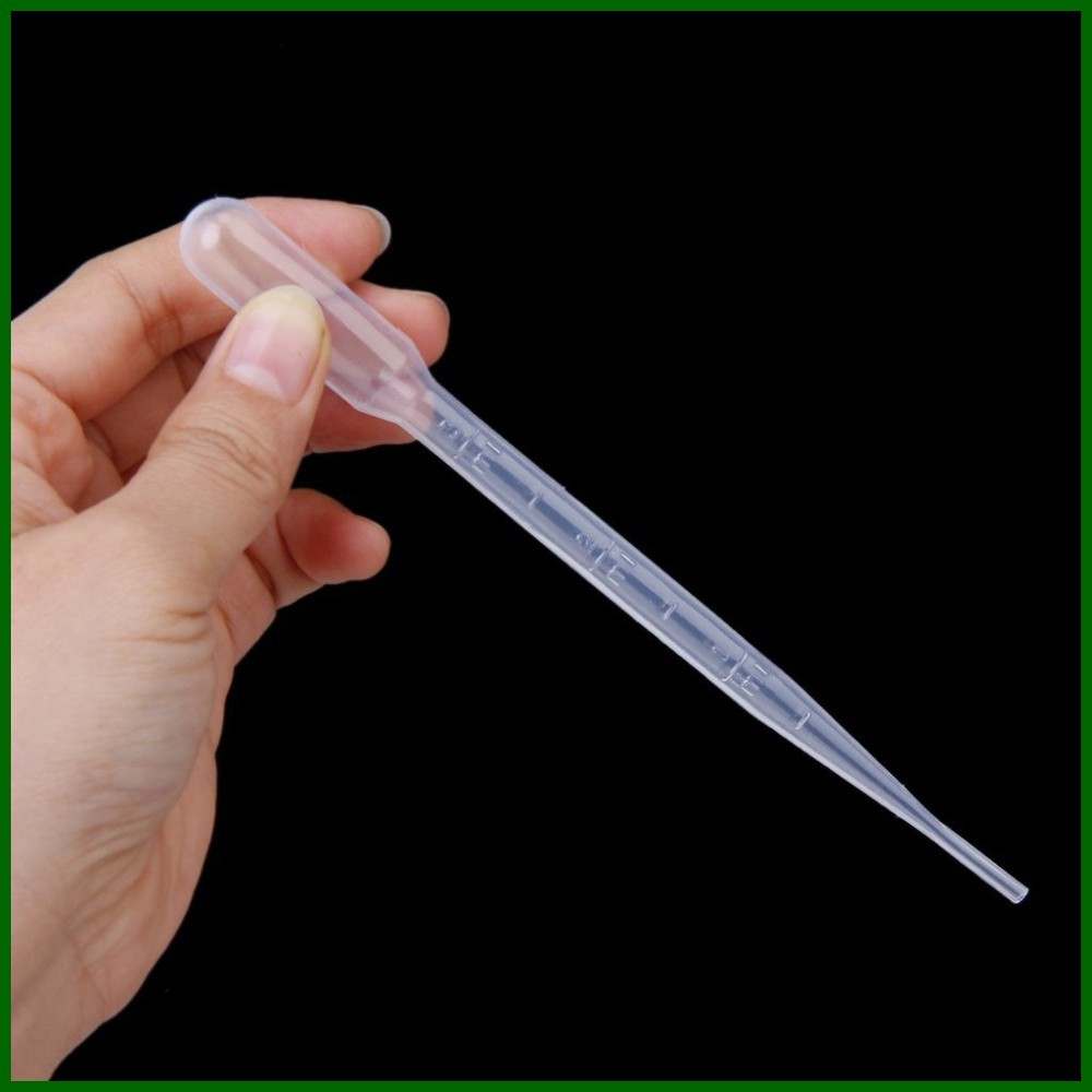 Ống hút bóp nhỏ giọt chiết tinh dầu, nước hoa, phòng thí nghiệm, chất lỏng nhựa 3ml