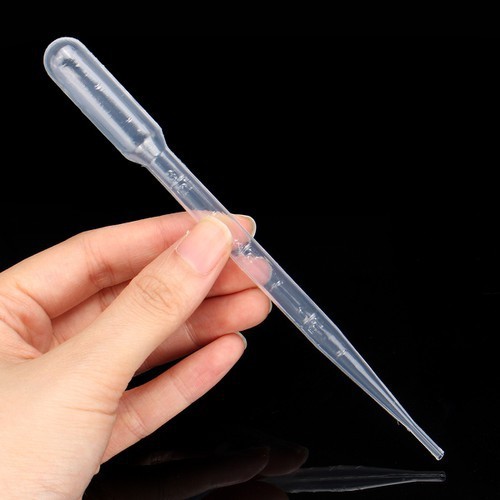 Ống hút bóp nhỏ giọt chiết tinh dầu, nước hoa, phòng thí nghiệm, chất lỏng nhựa 3ml