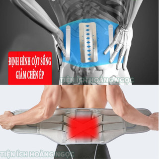 Đai Lưng Cột Sống Cao Cấp (BẢO HÀNH 24 THÁNG)  Hỗ Trợ Giảm đau thắt lưng cho người hay ngồi nhiều