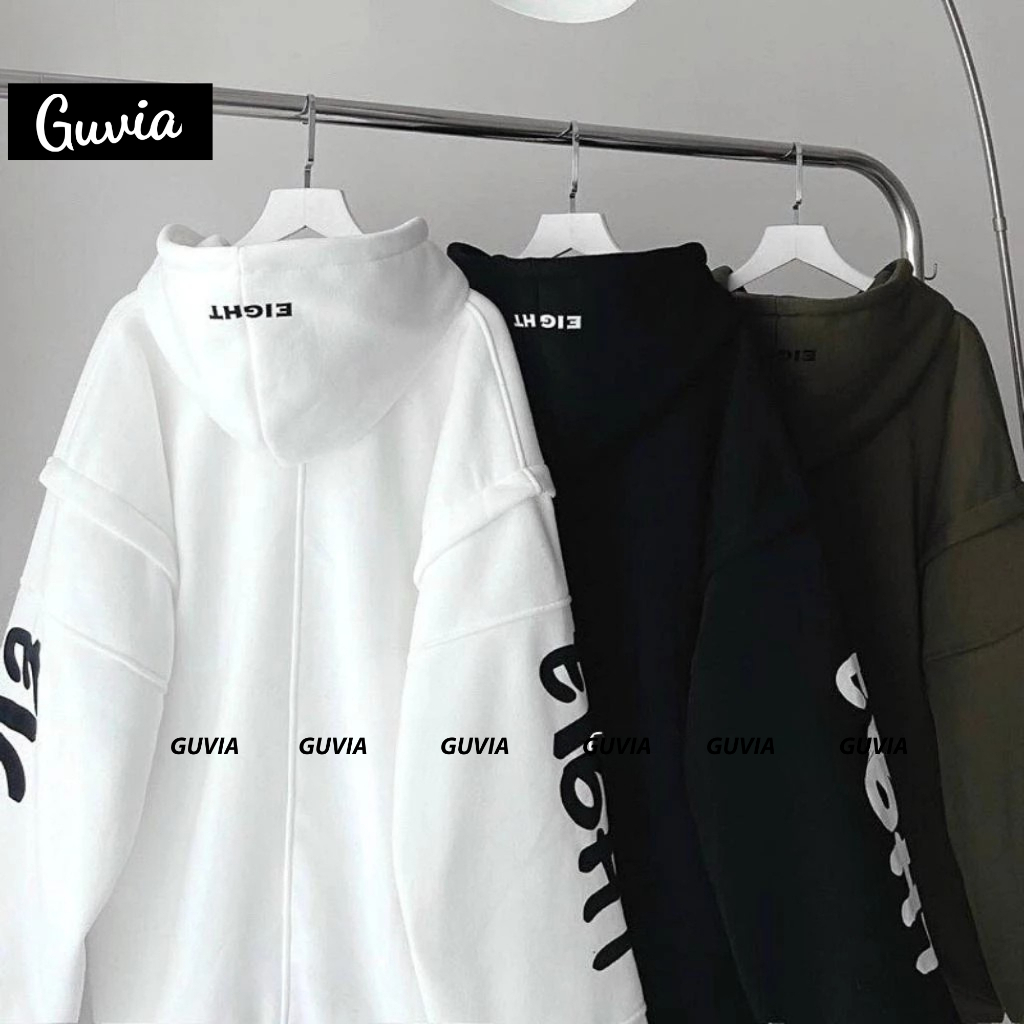 HOODIE EIGHT TRẮNG