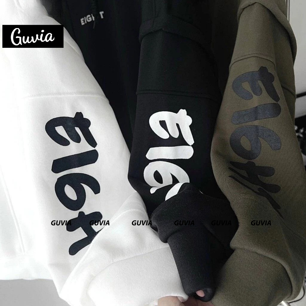 HOODIE EIGHT ĐEN