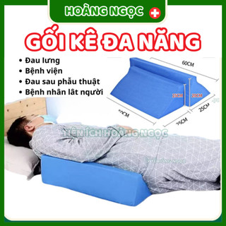 Gối đệm lưngTam Giác, Gối Kê Lưng Nghiêng Xoay Lật Cho Người Bệnh Giúp Chống Loét, Giảm Mệt Mỏi