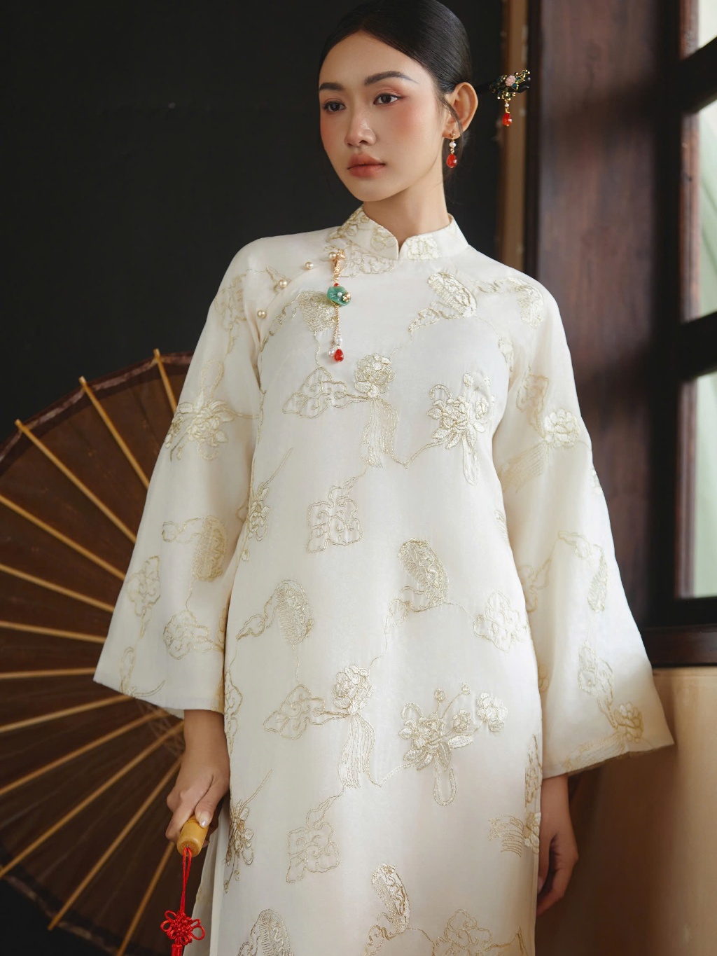Ảnh Áo Dài Mãn Ngọc  - EDINI - A1678 2