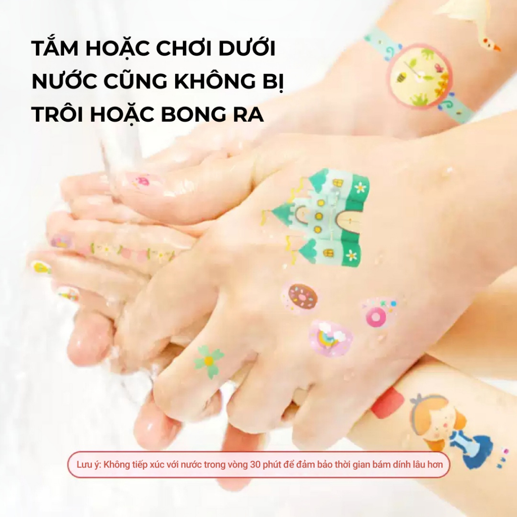 Ảnh Sticker dán móng tay Mideer, nhiều chủ đề, phát sáng ban đêm, có thể tái sử dụng 4