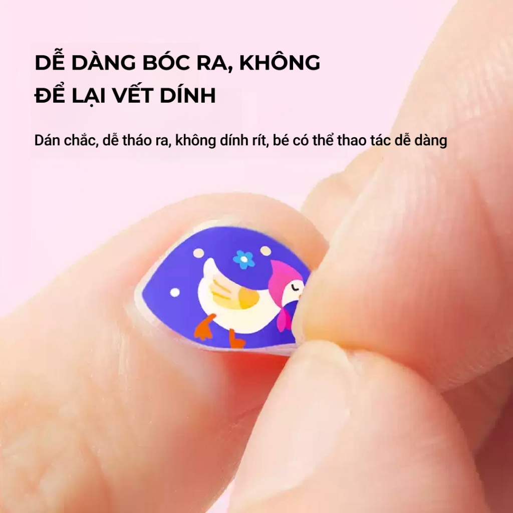 Ảnh Sticker dán móng tay Mideer, nhiều chủ đề, phát sáng ban đêm, có thể tái sử dụng 2
