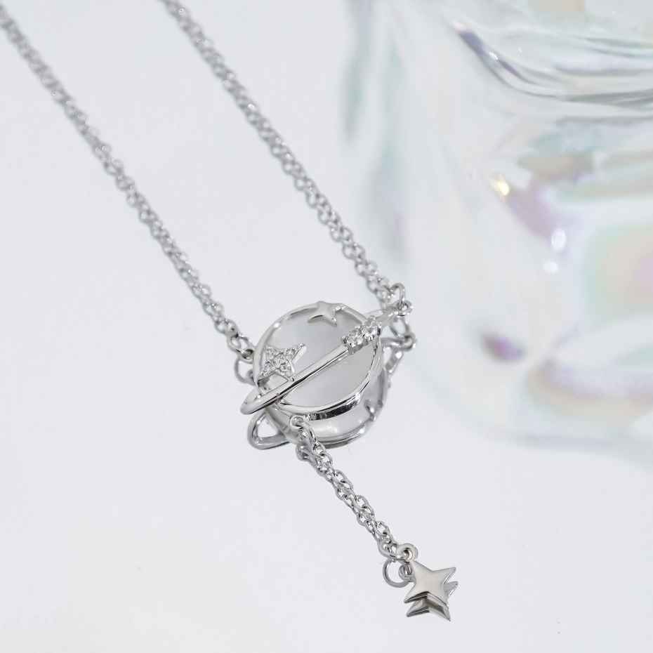Ảnh Dây chuyền nữ CDE Orbiting Star Necklace Silver CDE6443SV 3