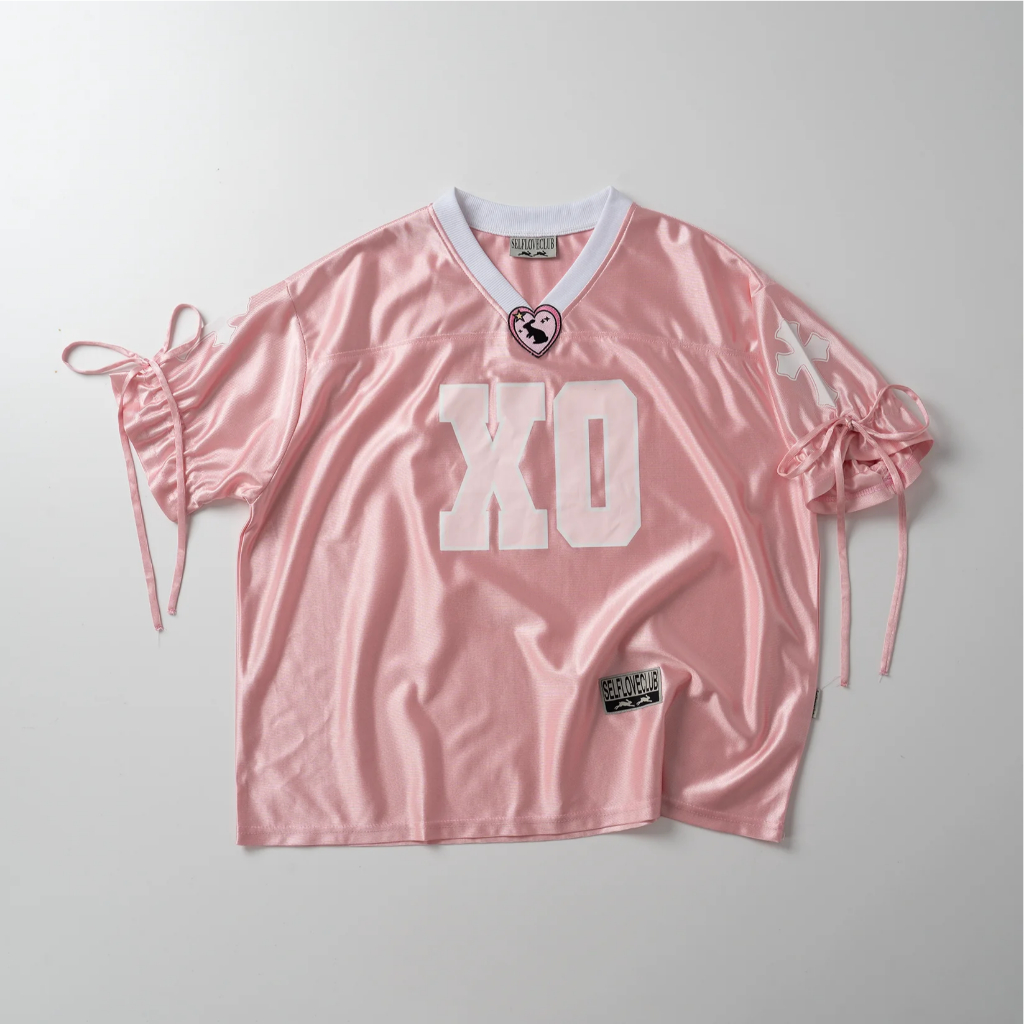 XO Ribbon Jersey - Rose Gold | Jersey XO - Hồng | Shopee Việt Nam