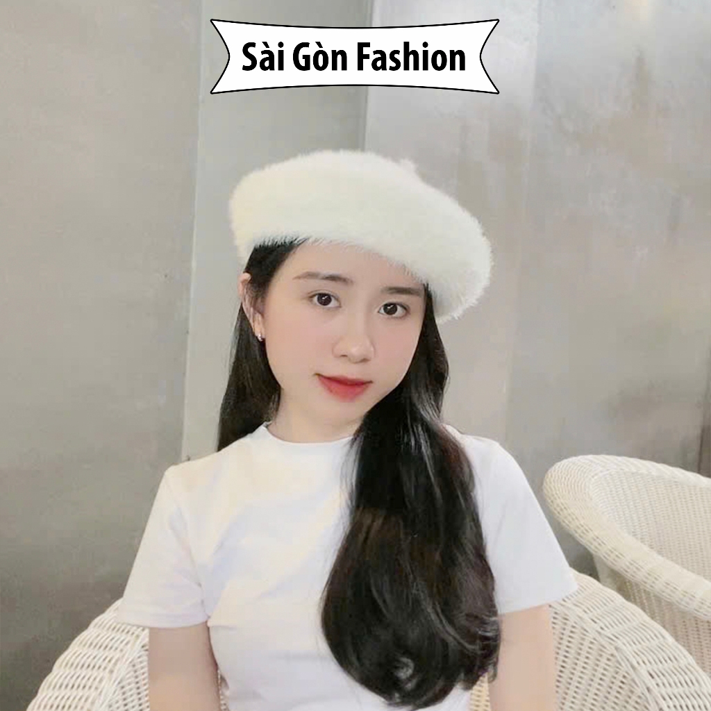 Mũ Nồi Beret Mùa Đông Cao Cấp Hot Trend cho Nữ
