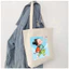 Túi vải tote CÔ BÉ ĐI HỌC HẠNH PHÚC Túi canvas đi chơi đi học thời trang dài 35x40 tota045 HÌNH IN SẮC NÉT