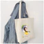 Túi vải tote in hình bé gái má hồng cute Túi canvas đi chơi đi học thời trang dài 35x40 tota040 HÌNH IN SẮC NÉT