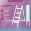 Thang xếp gọn chữ A 2- 3 -4 bậc thép carbon FUJIHOME Nhập Khẩu, thang đa năng gấp gọn gia đình bản to thắp hương