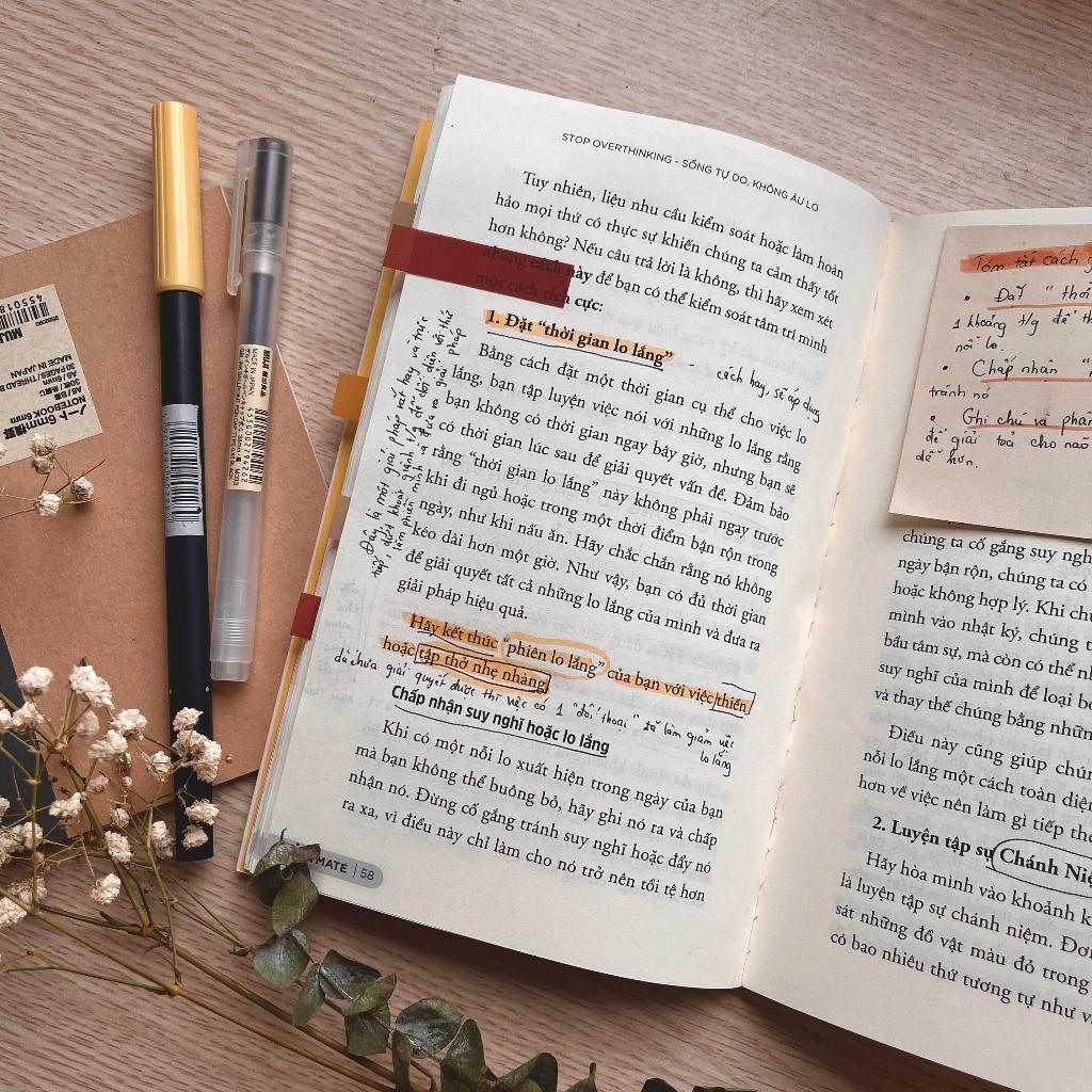 Ảnh Sách Stop Overthinking + Đừng Cố Làm Hài Lòng Tất Cả Mọị Người + Đắc Nhân Tâm - YMATE 3