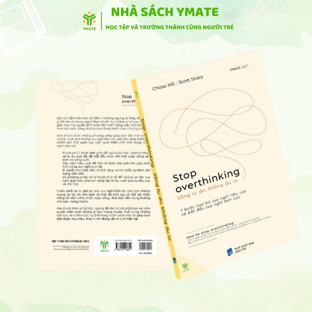 Ảnh Sách- Stop Overthinking + Đừng Cố Làm Hài Lòng Tất Cả Mọi Người - YMATE 2