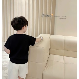 Áo cotton cộc tay basic đen trắng Beemo 🐝Shop Yêu Thích🐝
