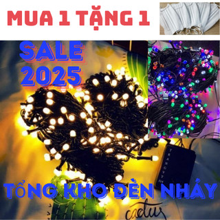 Bộ Đèn Nháy 10M 20m 40m Kim Cương, Dây Led Dài 20M 40M - Trang Trí Tiểu Cảnh