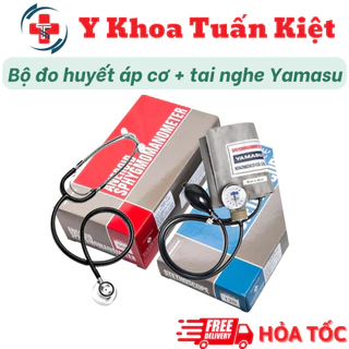 ✅ Dụng cụ đo huyết áp cơ Yamasu + tai nghe yamasu