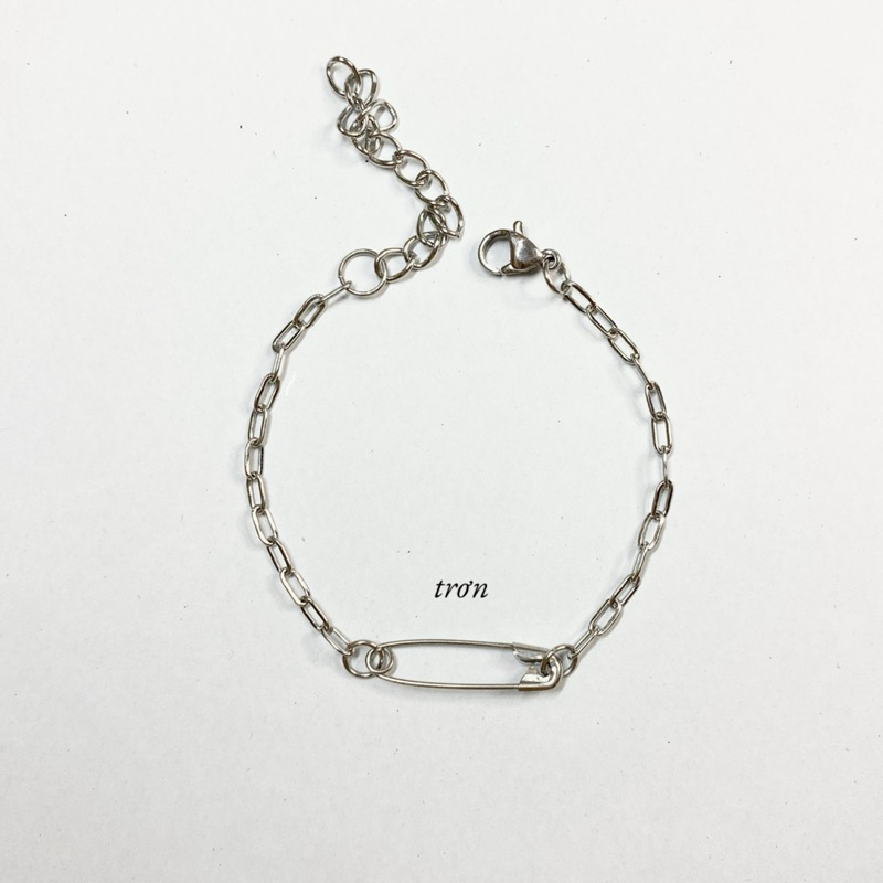 VÒNG TAY SAFETY PIN FULL THÉP KHÔNG GỈ | Shopee Việt Nam