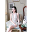Đầm yếm xoè nữ đi tiệc dáng ngắn hở lưng sang chảnh a01