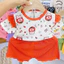 Đồ bộ bé gái vải tăm lạnh size 6 -14kg may rộng rãi, vải co giãn, mềm mại, hình in rõ nét