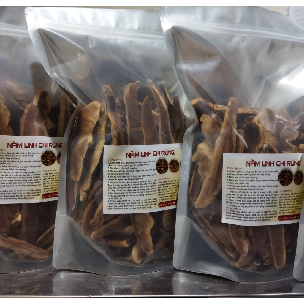Nấm Linh Chi rừng thái lát và nguyên miếng hàng chuẩn [0,5kg-1kg]