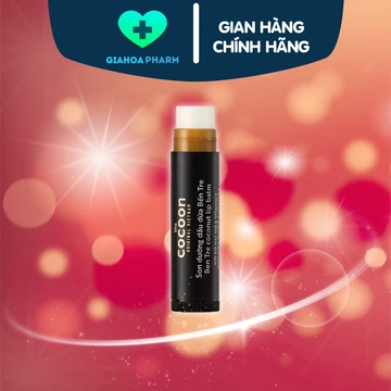 Son dưỡng môi dạng thỏi dầu dừa Bến Tre Cocoon giúp giảm khô, nứt nẻ, dưỡng ẩm môi, làm son lót 5g [lip, lips, stick]