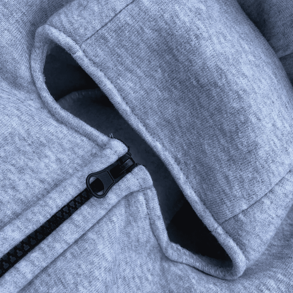 Áo Khoác Hoodie Zip Boxy Balaclava Ninja 2 mũ GOPYA, chất liệu nỉ bông, dày dặn, có túi trong, xỏ ngón, nón ninja | BigBuy360 - bigbuy360.vn