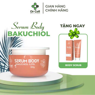 Serum Body Bakuchiol 0.5% 180ml Dr Cell Tái Tạo Da Dưỡng Trắng Phù Hợp Mọi Loại Da