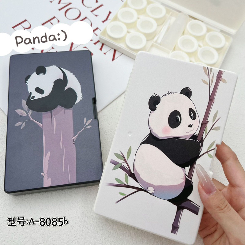 khay đựng Lens 6 ô Panda trèo cây Muneyes