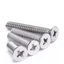 50 cái M4 vít pake đầu bằng thân bulong inox201 M4