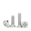 50 cái M4 vít pake đầu bằng thân bulong inox201 M4