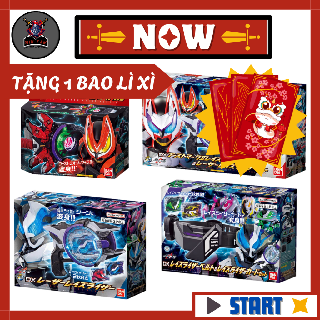 [Có Sẵn] Đồ chơi Kamen Rider Geats - DX Boost Mark II, Laser Raise ...