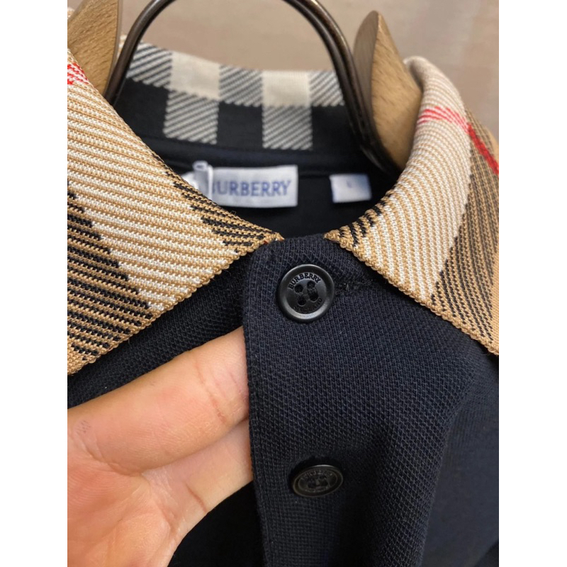 ⚡️[Hight Quality] Áo Polo Dài Tay B11erry Signature Shirts - Phối Điểm Nhấn Kê Cổ Đỉnh Nóc Kịch Trần Bay Phấp Phới Qccc
