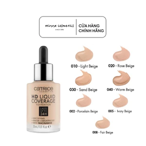 KEM NỀN CATRICE HD 24H LIQUID COVERAGE FOUNDATION