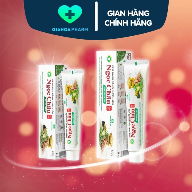 Kem đánh răng dược liệu Ngọc Châu Trắng Sáng (Hoa Linh) - Ngừa sâu, cao răng, nhiệt, lở loét miệng, chảy máu chân răng