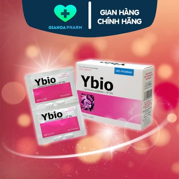 Men vi sinh Ybio (Dược Hậu Giang - DHG) - Giảm tiêu chảy, táo bón, rối loạn tiêu hóa, đầy bụng, ăn không tiêu [y bio]