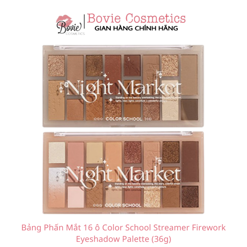 Bảng Phấn Mắt 16 ô Color School Streamer Firework Eyeshadow Palette ...