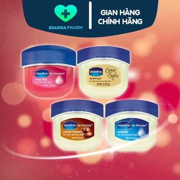 Sáp dưỡng Vaseline Lip Care 7g (CHÍNH HÃNG) giúp môi ẩm, dưỡng da mềm mịn, căng mọng, dùng như son lót, giảm khô, nứt nẻ