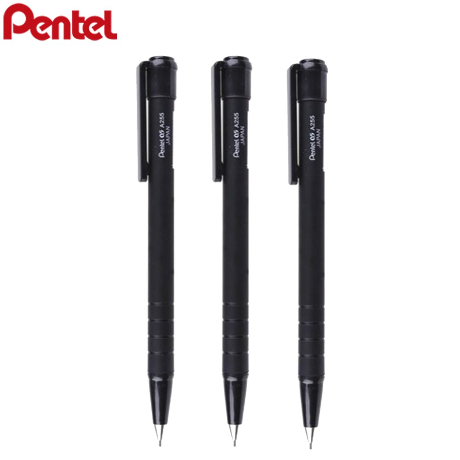 Ảnh Bút Chì Bấm Pentel A255 0.5mm Học Sinh - Thiết Kế Đơn Giản Bảo Vệ Đầu Ngòi 4