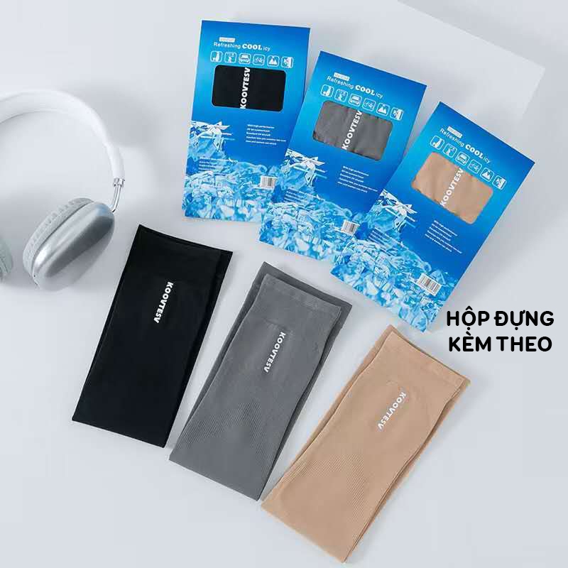 Găng tay chống năng UPF 50+ cao cấp, bao tay chống nắng chất liệu cotton thun lạnh thoáng khí - Ekiu Shop