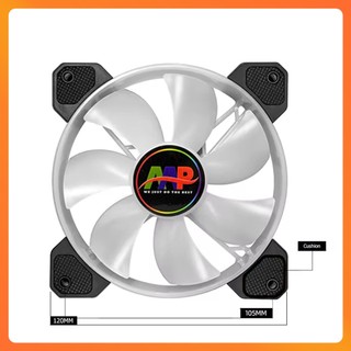 Quạt Tản Nhiệt Fan Case 12CM A Auto RGB – Tự Động Đổi Màu Quạt Máy Tính RGB – Tản Nhiệt PC, LED