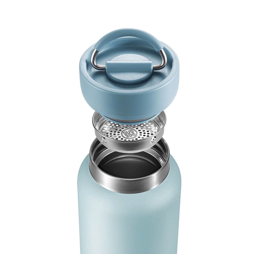 Bình giữ nhiệt LocknLock Jumbo Tumbler LHC4300 Màu Xanh Dương 900ml, có quai xách - K-MALL