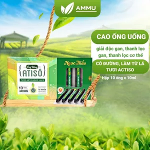 Cao Atiso Dạng Ống Ngọc Thảo / Ammu – Ít Đường, Tiện Lợi, Dễ Uống Mỗi Ngày, Hộp 10 Ống